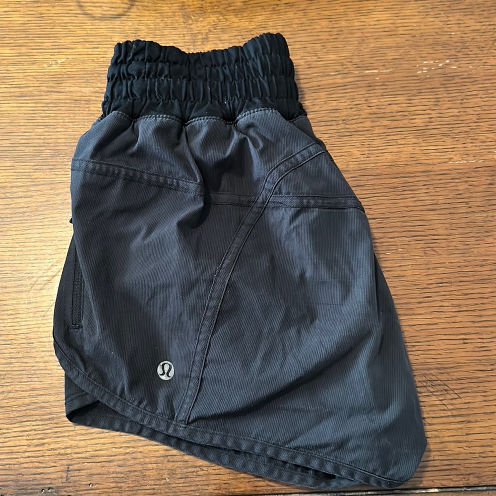 Black lulu lemon shorts